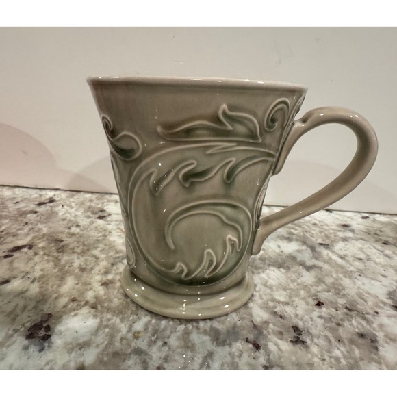 Other - Ceramic Mug Follow Your Heart Embossed Design Coffee Cup